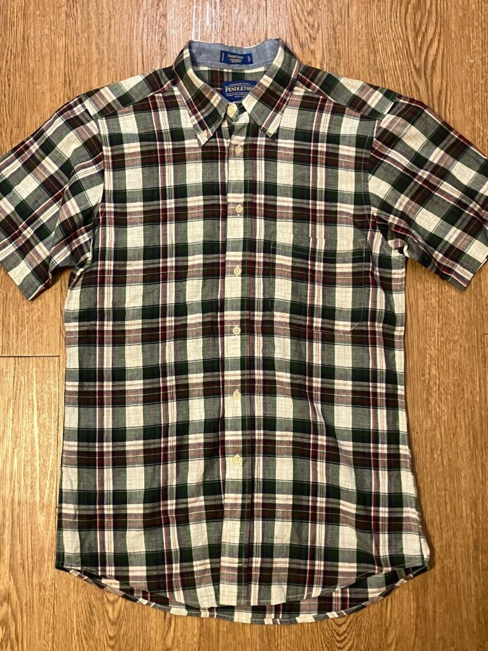Pendleton Seaside Shirt Short Sleeve Plaid Button Down